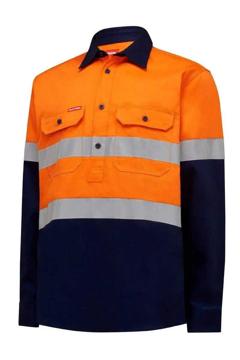 Hard Yakka Hi Vis Reflective Work Shirt Y04615 Metro Workwear.
